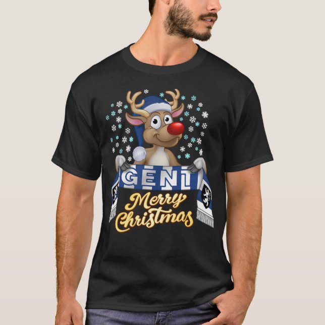 Rudolf met FanSjaal Gent T Shirt (Framsida)