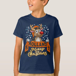 Rudolf met FanSjaal Holland T Shirt
