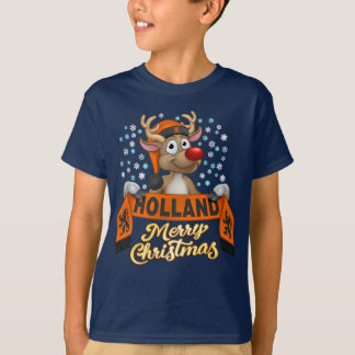 Rudolf met FanSjaal Holland T Shirt