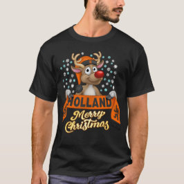 Rudolf met FanSjaal Holland T Shirt