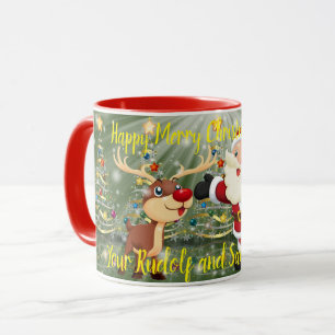 Rudolf och Jultomten Mugg