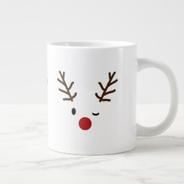 Rudolf Red Nose Raindeer jul Jumbo Mugg
