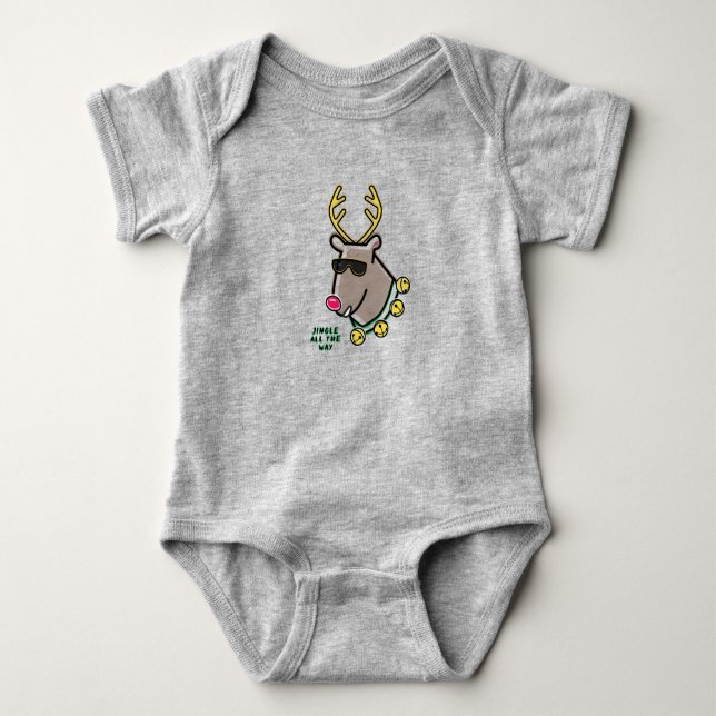 Rudolf Reindeer T-Shirt (Framsida)