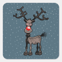 Rudolf renen har galna ögon