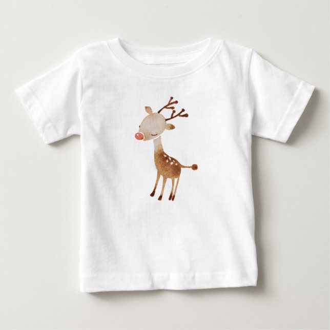 Rudolf (Rudolph) renen T-shirt (Framsida)