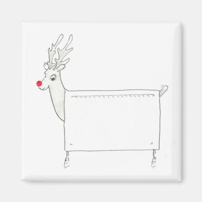 Rudolf the Red Nged Radiator Magnet (Framsidan)