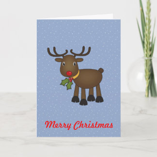 Rudolf the Red Nose Reindeer Helgkort