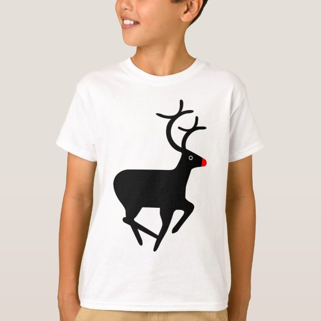 Rudolf the Red Nposed Reindeer T-shirt (Framsida)