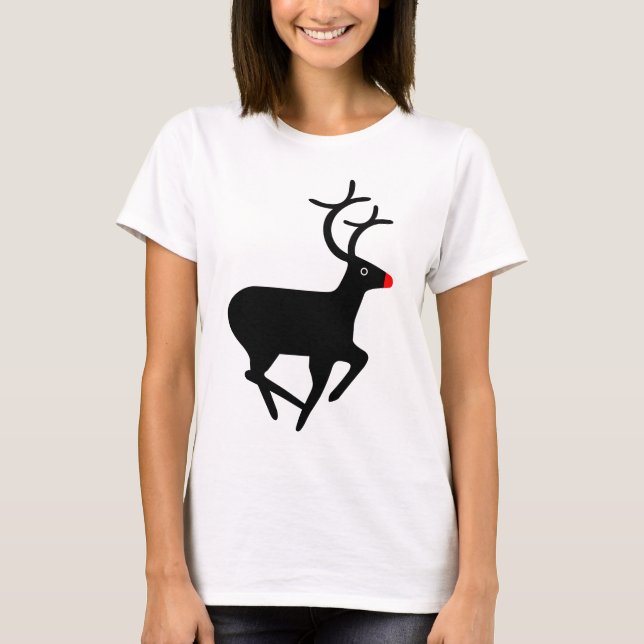 Rudolf the Red Nposed Reindeer T-shirt (Framsida)