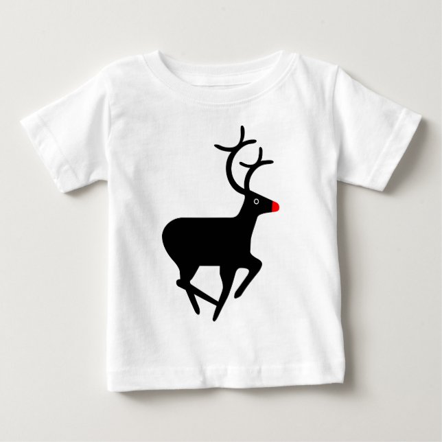 Rudolf the Red Nposed Reindeer Tee Shirt (Framsida)