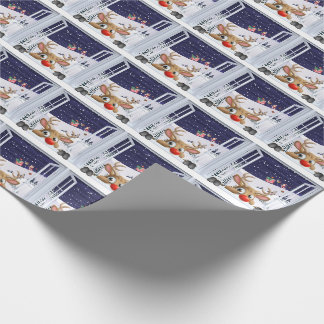 Rudolf Wrapping Papper Presentpapper