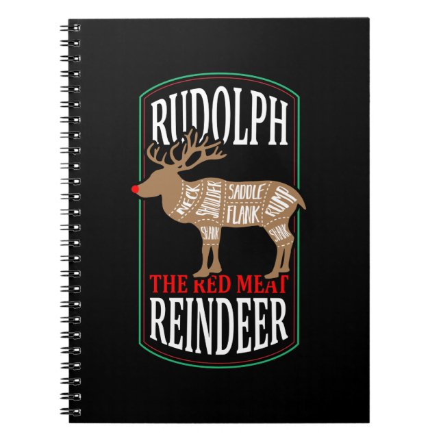 Rudolph Den Röda Köttrenen Anteckningsbok (Framsidan)