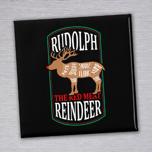 Rudolph Den Röda Köttrenen Magnet