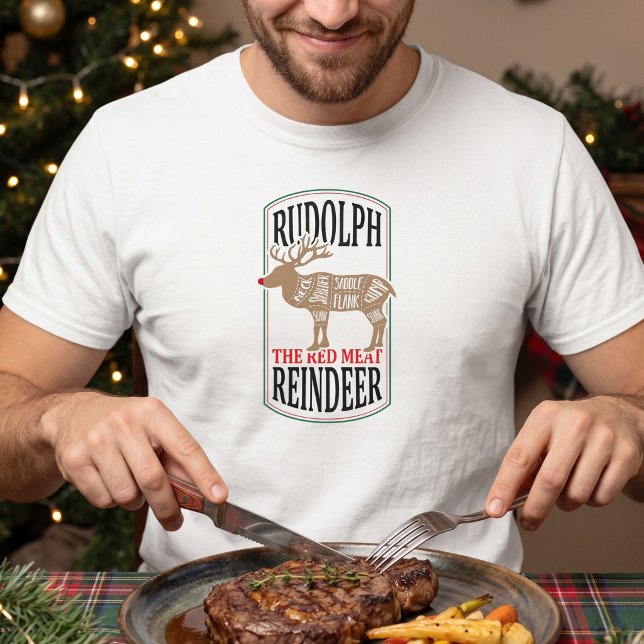 Rudolph Den Röda Köttrenen T Shirt (Skapare uppladdad)