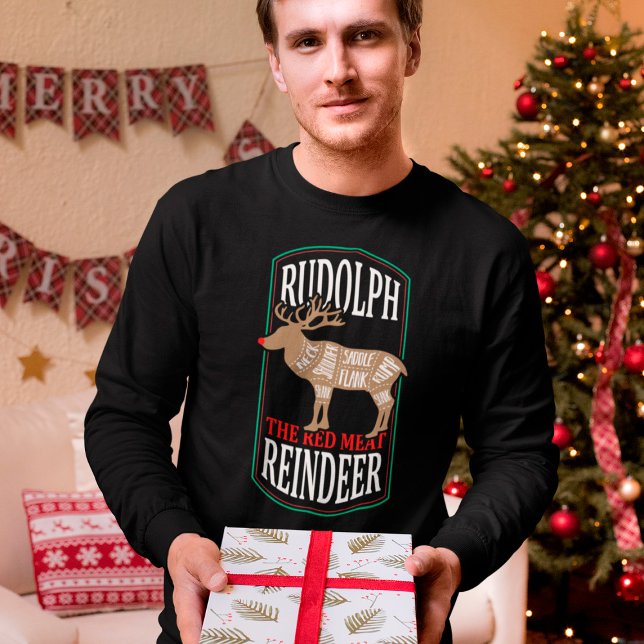 Rudolph Den Röda Köttrenen T Shirt (Skapare uppladdad)