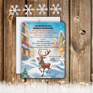 Rudolph-fest Inbjudningar