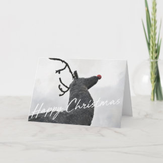 RUDOLPH FLIGHT Julkort Tack Kort