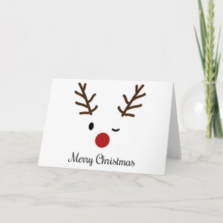 Rudolph-God Jul Kort