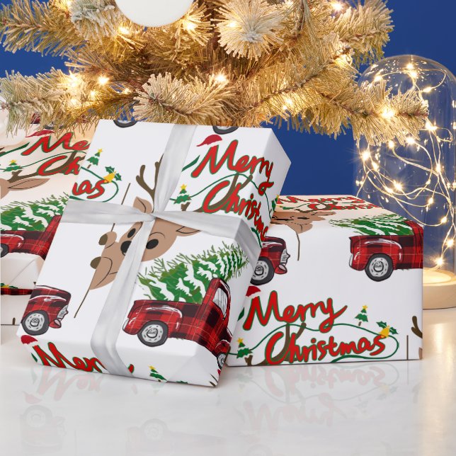 Rudolph God Jul - Matta Presentpapper (Helgdagar)