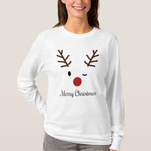 Rudolph God jul T Shirt