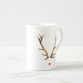 Rudolph Horn Mugg Benporslin Mugg