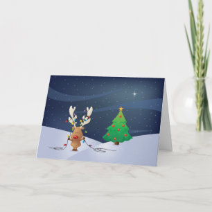Rudolph Ljus Card Helgkort