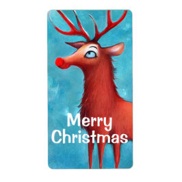 Rudolph med röda näsan renen fraktsedel