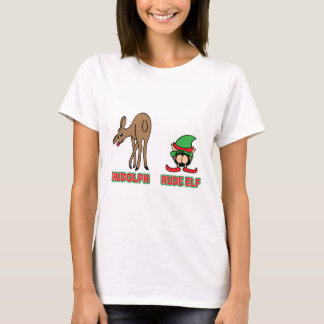 Rudolph och ohyfsad älva tee