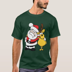 Rudolph och Santa Buddies T Shirt
