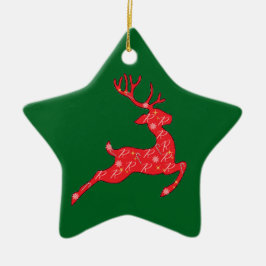 Rudolph Ornament Grönt, Rosa, Blue...