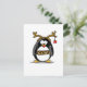 Rudolph penguin vykort (Standing Front)