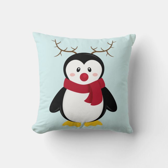 Rudolph pingvindekorativ kudde (Framsida)