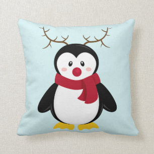 Rudolph pingvindekorativ kudde
