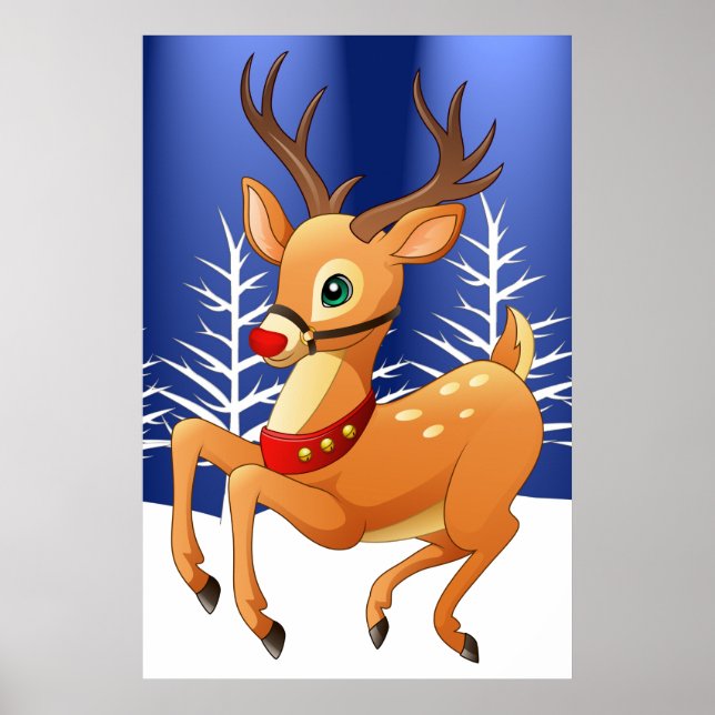 Rudolph Prancing Poster (Framsidan)