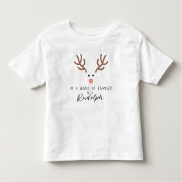 Rudolph Red Nposed Reindeer Roligt T Shirt
