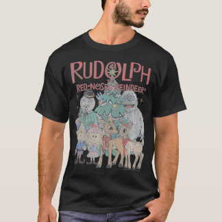Rudolph RedNposed Reindeer Jul Speciell Gr T Shirt