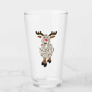 Rudolph Reindeer Glaskopp