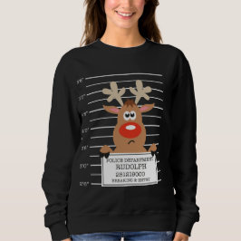 Rudolph Reindeer Straur Julafton Julsötare T Shirt