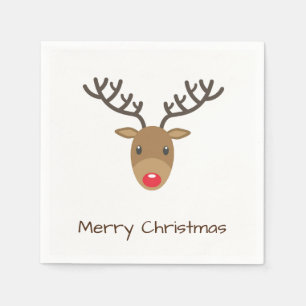 Rudolph rengod jul pappersservett