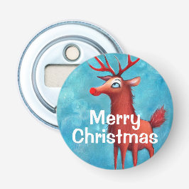 Rudolph, rödnosad renar flasköppnare