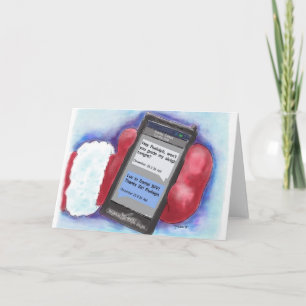 Rudolph säger ja!Julkort Helgkort