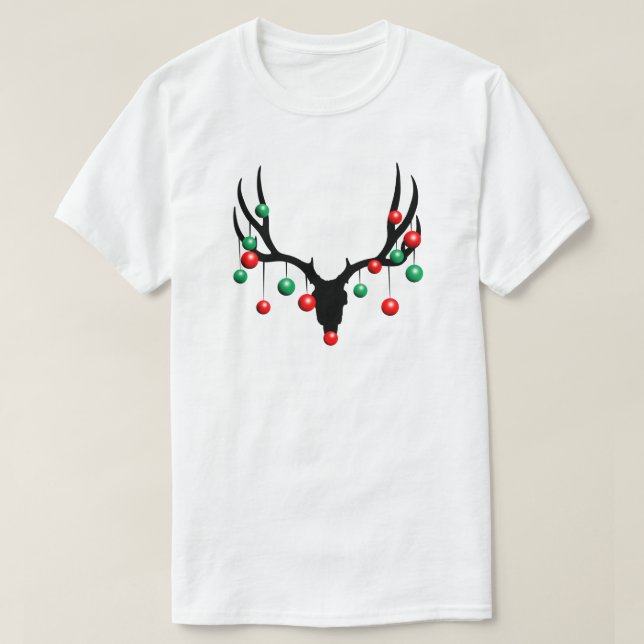Rudolph the Dead Nposed Reindeer T-shirt (Design framsida)