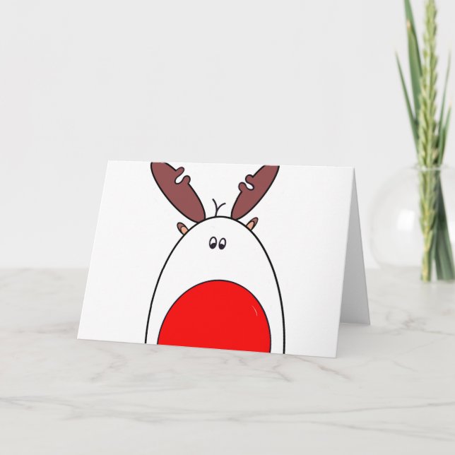 Rudolph the Red Nose Reindeer - jul Kort (Framsida)