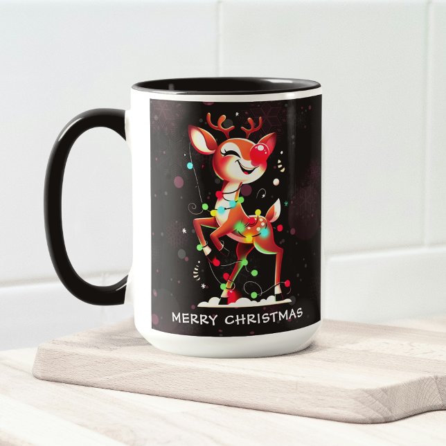 Rudolph The Red Nose Reindeer Jul Mugg (Skapare uppladdad)
