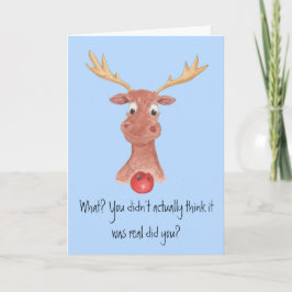 Rudolph the Red Nposed Reindeer-julkortet Helgkort