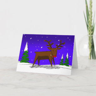 Rudolph the Red Nposed Reindeer-julkortet Helgkort