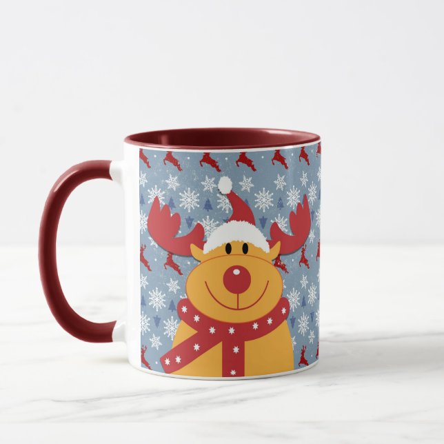 Rudolph the Red-Nposed Reindeer Mugg (Vänster)