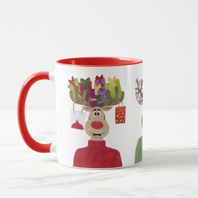 Rudolph the Reindeer Mugg (Vänster)
