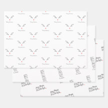 Rudolph Thmet Wrapping Papper