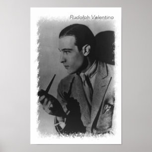 Rudolph Valentino vintagefoto Poster